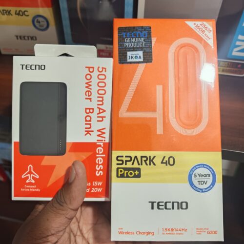 ddg Techno Spark 40 Pro + 8GB 256GB (with Magsafe Power Bank)