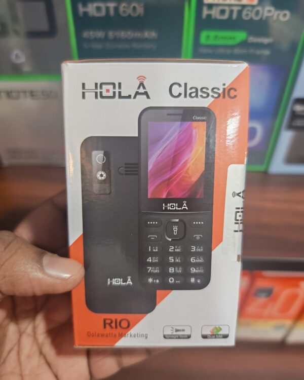 HOLA Rio Classic Dual Sim Feature Phone 1200mah Battery
