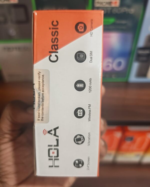 HOLA Rio Classic Dual Sim Feature Phone 1200mah Battery