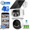 8MP 4G Solar Battery Camera PTZ Human Detection CCTV