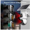 8MP 4G Solar Battery Camera PTZ Human Detection CCTV