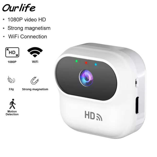 1 WiFi Action Security Camera 1080P 2.4G Smart Home Camera
