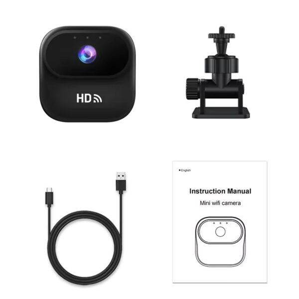 8 WiFi Action Security Camera 1080P 2.4G Smart Home Camera