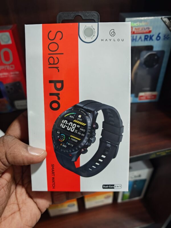 fgfg Haylou Solar Pro Amoled Calling Smart Watch (Blue)